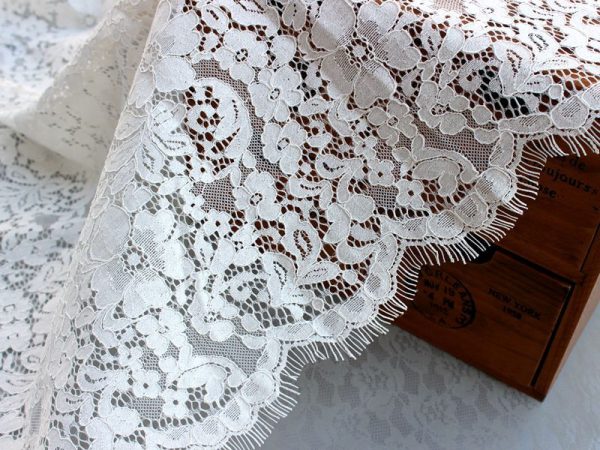 spot sale of brocade cord eyelash cotton lace fabric ribbon accessories for women clothing wholesale