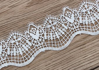 flower lace trim ivory white for ribbon scrapbooking curtain table cloth sewing accessories