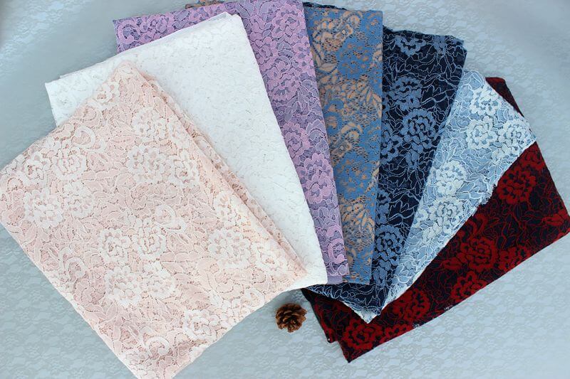 african nigerian two tones cotton cord lace fabric for women's dress clothing fabric curtains