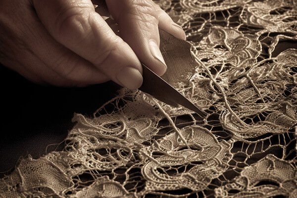 clipping lace