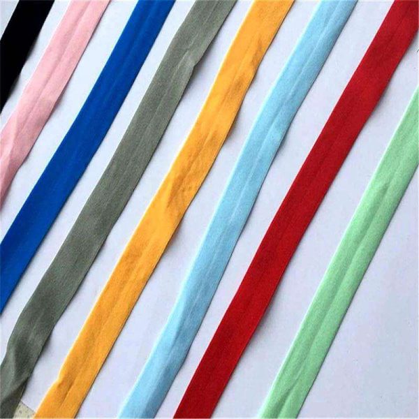 factory wholesale elastic webbing folded elastic belt for home lace decoration sewing belt clothing accessories