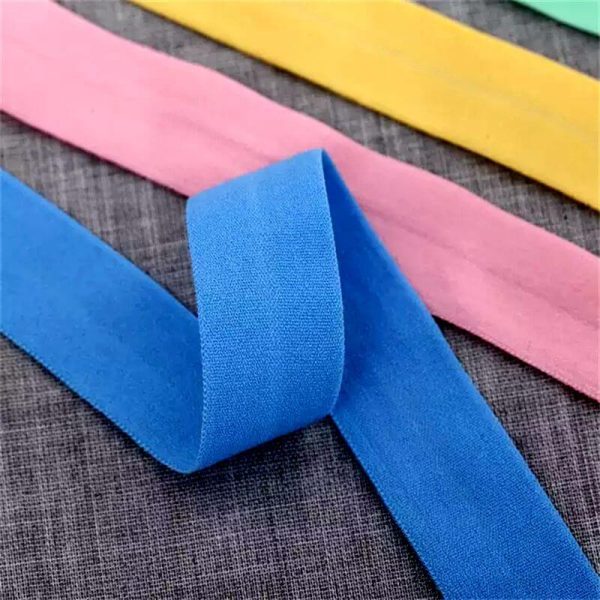 factory wholesale elastic webbing folded elastic belt for home lace decoration sewing belt clothing accessories