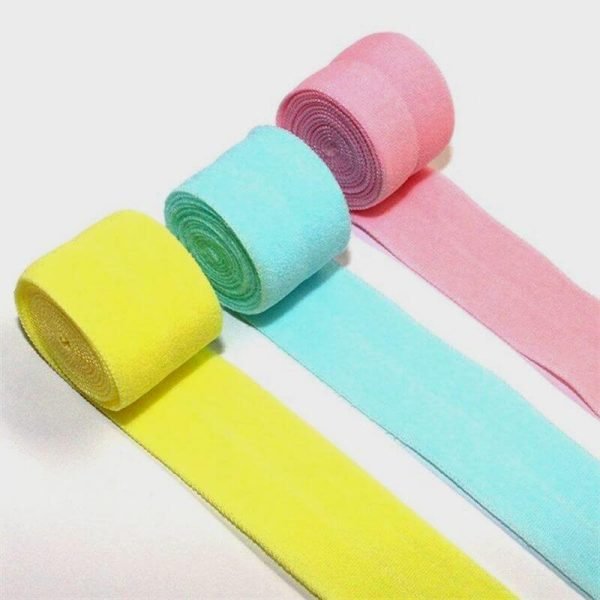 wholesale manufacturers high quality nylon bra elastic band seamless vest fold edging elastic band