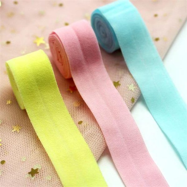 wholesale manufacturers high quality nylon bra elastic band seamless vest fold edging elastic band